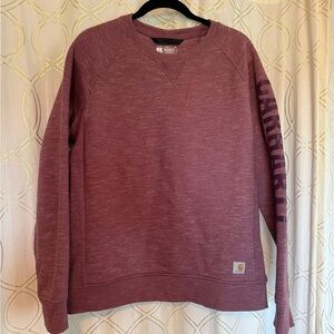 Carhartt Men's Burgundy Crewneck Sweater